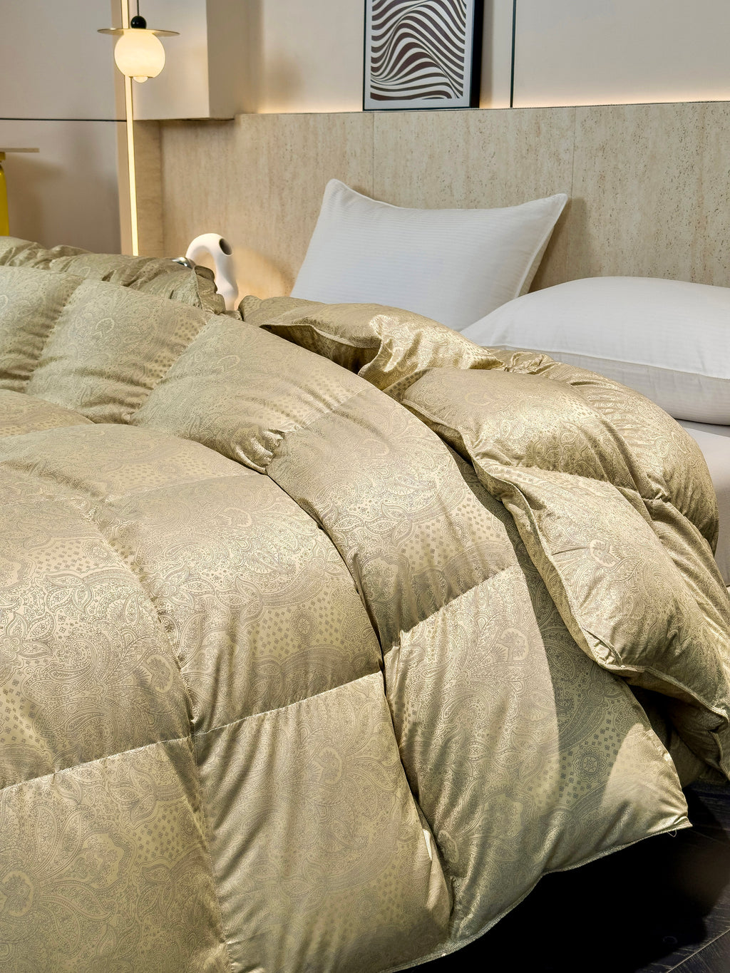 Box Stitch Jacobean Gold