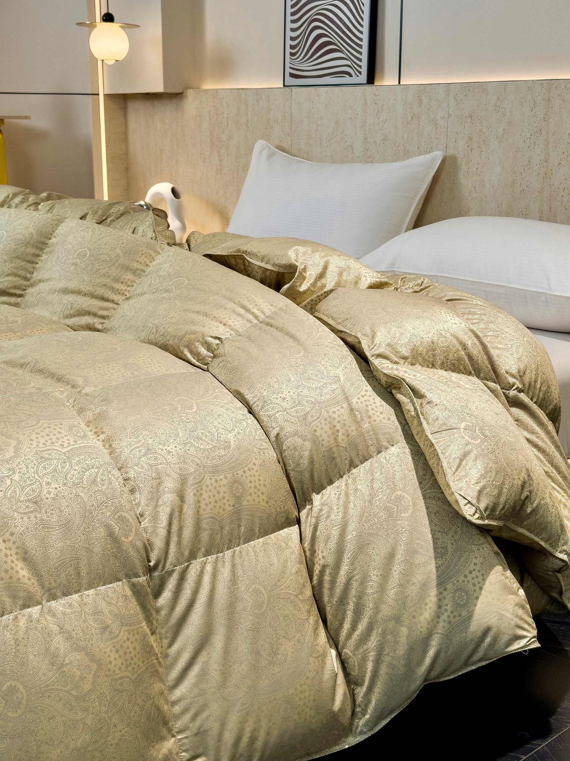 Box Stitch Jacobean Gold