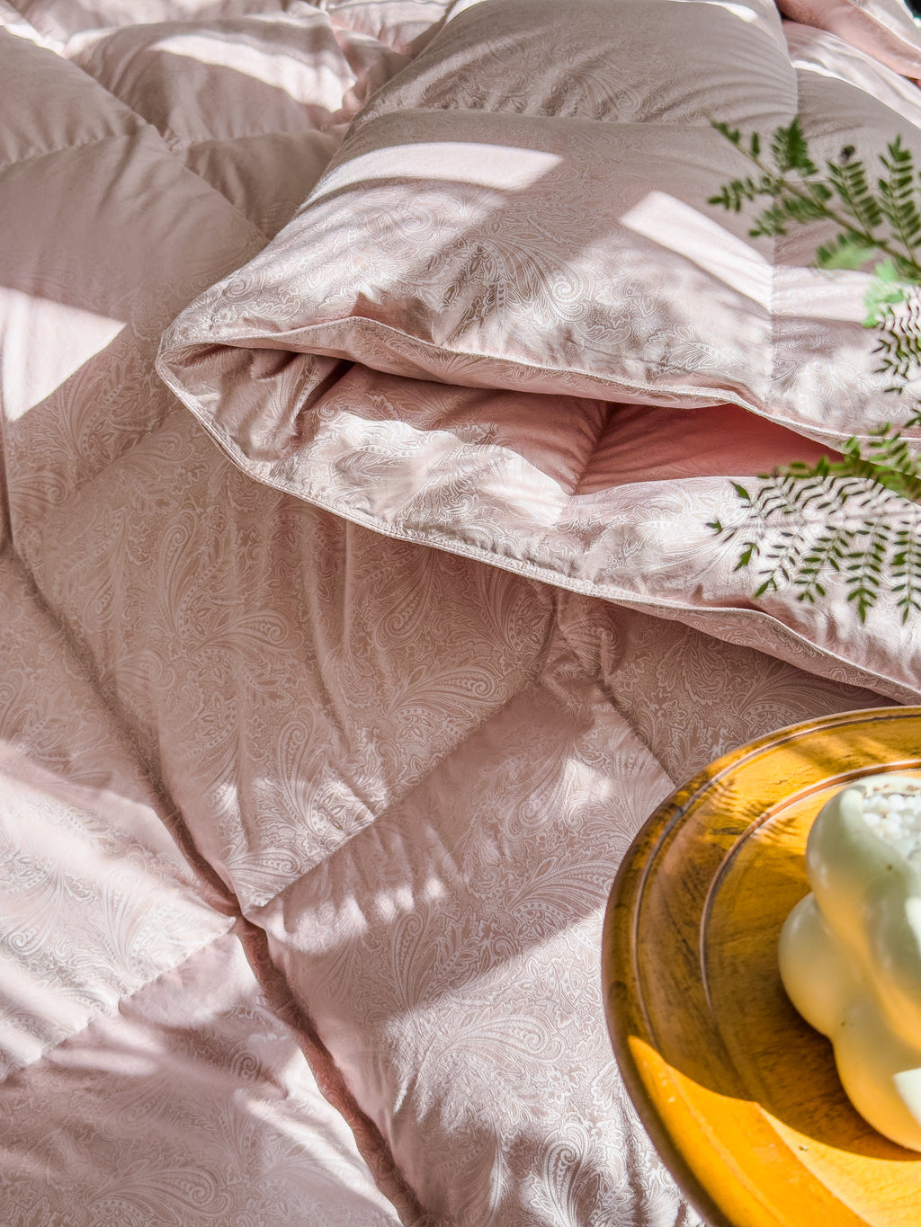 Box Stitch Jacobean Desert Rose