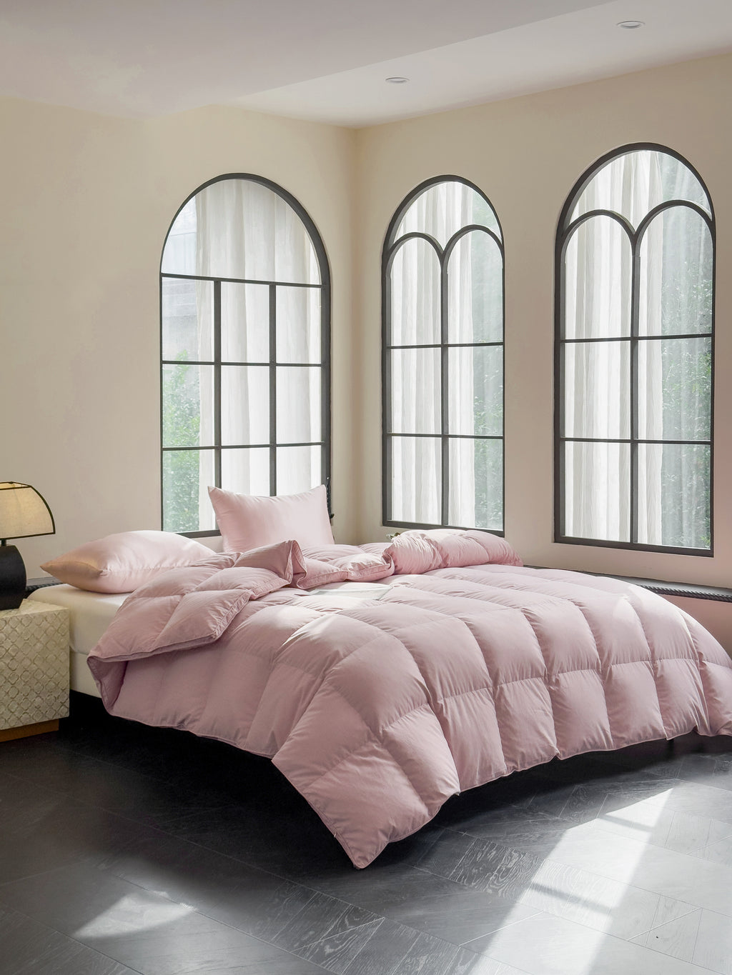 Box Stitch Powder Pink